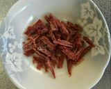 ビーフジャーキー炒飯作り方1写真