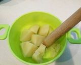 ポテサラおやき☆手づかみ離乳食、冷凍可！作り方3写真