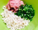 【 シャキシャキ蓮根とネギの餃子♪ 】作り方1写真