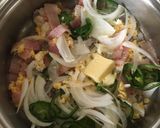 ベーコンと炒り卵のスパゲティ塩こしょう味作り方4写真
