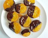 オランジェット　ドライオレンジ&チョコ作り方7写真