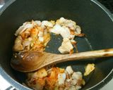 豚キムなめこの酸辣湯風あんかけラーメン作り方6写真
