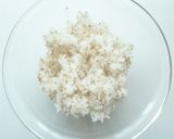 塩漬けちぢみ小松菜の胡麻おにぎり作り方4写真