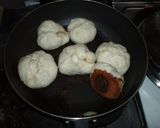フライパンで焼き肉まん♡作り方7写真