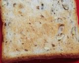 トーストに角切りバターを陥没させて♪作り方1写真