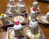 マシュマロ雪だるまの、ミニ生チョコタルト作り方3写真