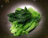 小松菜のカニかまあんかけ作り方3写真