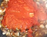 簡単な茄子と鶏肉のトマトソースパスタ作り方4写真