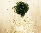 えのきとツナのオイルパスタ作り方1写真