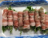 水菜の豚バラ巻き作り方3写真
