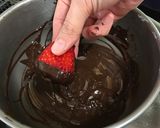 バレンタインに、チョコ苺大福作り方4写真