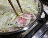 山盛り！白髪ねぎ鍋作り方3写真