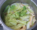 白菜とお揚げのさっと煮作り方4写真