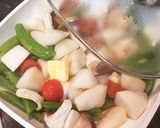 かぶとスナップえんどうのバタポン炒め作り方4写真