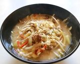 チーズがとろ～り♪とんこつラーメン作り方4写真