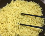 青椒肉絲あんかけ焼そば。作り方5写真