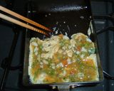 三つ葉とちくわの卵焼き作り方2写真