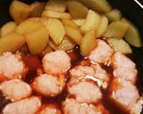 大根と鶏団子の煮物♪作り方5写真
