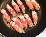 焼肉キムチ味☆シャキシャキもやしの肉巻き作り方5写真