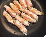 焼肉キムチ味☆シャキシャキもやしの肉巻き作り方6写真
