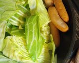 手羽先とキャベツの豆乳煮♪キャベツ消費に作り方7写真