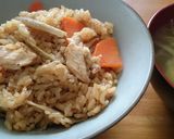 鶏肉とごぼうの中華風炊き込みご飯♪作り方10写真