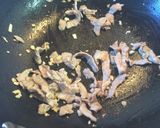 豚肉とキャベツの焼肉チャーハン作り方2写真