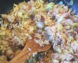 豚肉とキャベツの焼肉チャーハン作り方4写真