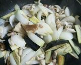 すぐでき！油麩と茄子・玉ねぎのうま炒め煮作り方2写真