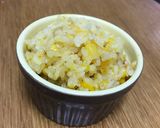 離乳食♪かぼちゃとコーンの炊き込みご飯作り方3写真