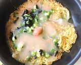 豚骨あんかけ明太焼きラーメン♪作り方8写真