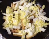 5分で簡単！白菜と厚揚げのささっと炒め♬作り方2写真
