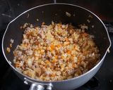 野菜たっぷり油揚げ袋作り方3写真