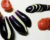 トマトとナスのチーズ焼き作り方1写真