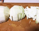 白い野菜のミソスープ作り方1写真