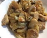 節約♪鶏むね肉とタマネギのしょうが焼き作り方7写真