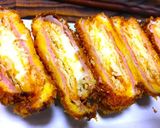 リッツとクリームチーズの生ハム巻きフライ作り方5写真