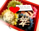 バレンタインに♡チョコ風煮込みハンバーグ作り方27写真