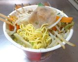 最速のレンジで野菜たっぷりカップ麺作り方17写真