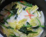 白菜の和風クリーム煮 柚子胡椒風味作り方4写真