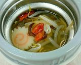 スープジャーランチ♪中華スープ作り方6写真