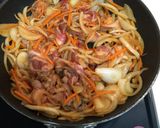 韓国風甘辛肉炒め作り方5写真
