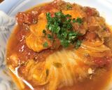 白菜ベーコン巻きのトマト煮♪作り方9写真