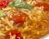 トマトラーメン(たまご餡かけ)作り方7写真
