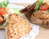 冷凍食品活用で簡単★焼きおにサンド作り方7写真