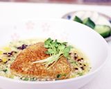 冷凍食品活用で簡単★焼きおにスープ作り方3写真
