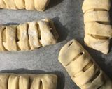 チョコとバナナのキャラメリゼスイーツパン作り方12写真