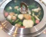 菜の花とお餅の和風炒め作り方7写真