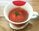 簡単♡カップでチン♪トマトまるごとスープ作り方4写真