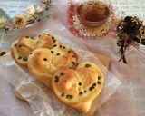 ぷっくりハートのビスキーチョコパン作り方10写真